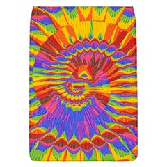 Colorful Spiral Abstract Swirl Twirl Art Pattern Removable Flap Cover (l)