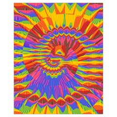 Colorful Spiral Abstract Swirl Twirl Art Pattern Drawstring Bag (small)