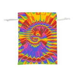 Colorful Spiral Abstract Swirl Twirl Art Pattern Lightweight Drawstring Pouch (l) by Jancukart