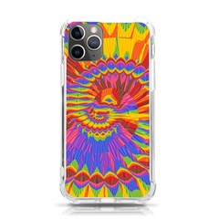 Colorful Spiral Abstract Swirl Twirl Art Pattern Iphone 11 Pro 5 8 Inch Tpu Uv Print Case by Jancukart