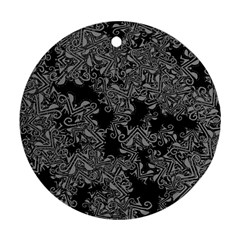 Modern Tribalism Elegance Print Ornament (round) by dflcprintsclothing