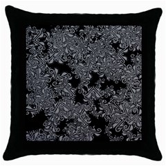 Modern Tribalism Elegance Print Throw Pillow Case (black) by dflcprintsclothing