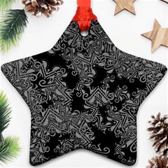 Modern Tribalism Elegance Print Star Ornament (two Sides) by dflcprintsclothing