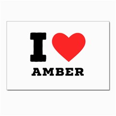 I Love Amber Postcards 5  X 7  (pkg Of 10) by ilovewhateva