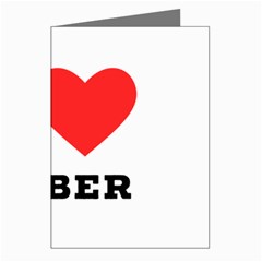 I Love Amber Greeting Cards (pkg Of 8) by ilovewhateva