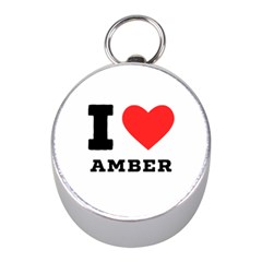 I Love Amber Mini Silver Compasses by ilovewhateva