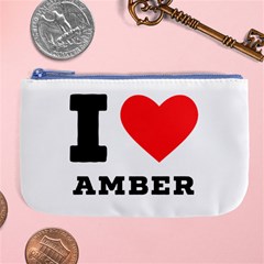 I Love Amber Large Coin Purse by ilovewhateva