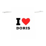 I love doris Lightweight Drawstring Pouch (M) Front