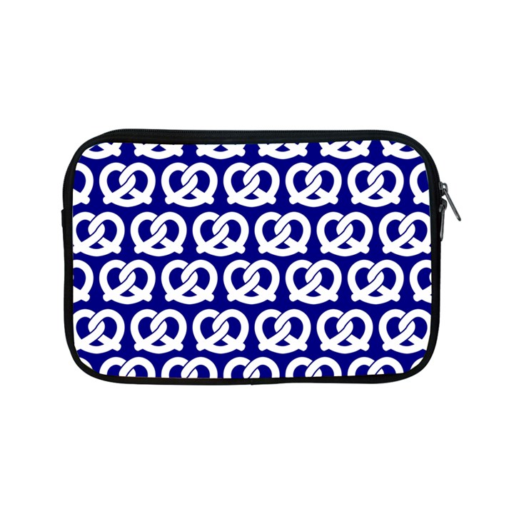 Navy Pretzel Illustrations Pattern Apple iPad Mini Zipper Cases