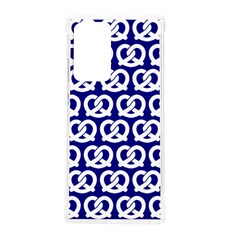 Navy Pretzel Illustrations Pattern Samsung Galaxy Note 20 Ultra Tpu Uv Case by GardenOfOphir