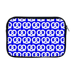 Blue Pretzel Illustrations Pattern Apple Macbook Pro 17  Zipper Case by GardenOfOphir