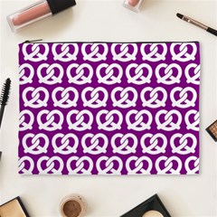 Purple Pretzel Illustrations Pattern Cosmetic Bag (xl) by GardenOfOphir