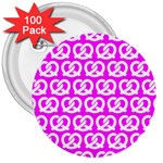 Pink Pretzel Illustrations Pattern 3  Buttons (100 pack)  Front