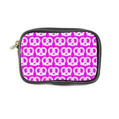 Pink Pretzel Illustrations Pattern Coin Purse by GardenOfOphir