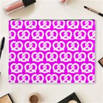 Pink Pretzel Illustrations Pattern Cosmetic Bag (XL) Front