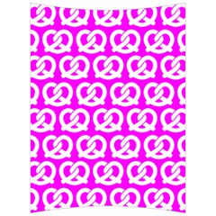 Pink Pretzel Illustrations Pattern Back Support Cushion by GardenOfOphir