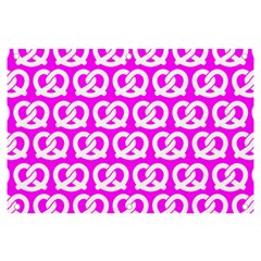 Pink Pretzel Illustrations Pattern Banner And Sign 6  X 4  by GardenOfOphir