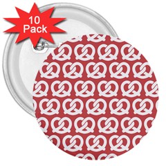 Trendy Pretzel Illustrations Pattern 3  Buttons (10 Pack)  by GardenOfOphir