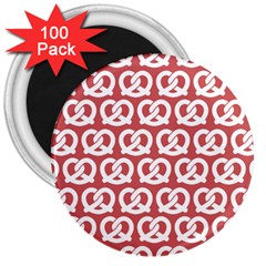 Trendy Pretzel Illustrations Pattern 3  Magnets (100 Pack) by GardenOfOphir