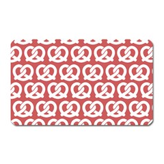 Trendy Pretzel Illustrations Pattern Magnet (rectangular) by GardenOfOphir