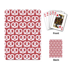 Trendy Pretzel Illustrations Pattern Playing Cards Single Design (rectangle) by GardenOfOphir