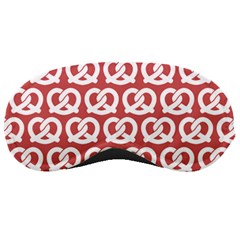 Trendy Pretzel Illustrations Pattern Sleeping Mask by GardenOfOphir