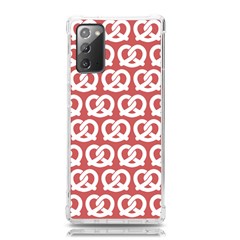 Trendy Pretzel Illustrations Pattern Samsung Galaxy Note 20 Tpu Uv Case by GardenOfOphir