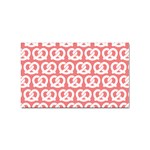 Chic Pretzel Illustrations Pattern Sticker (Rectangular) Front