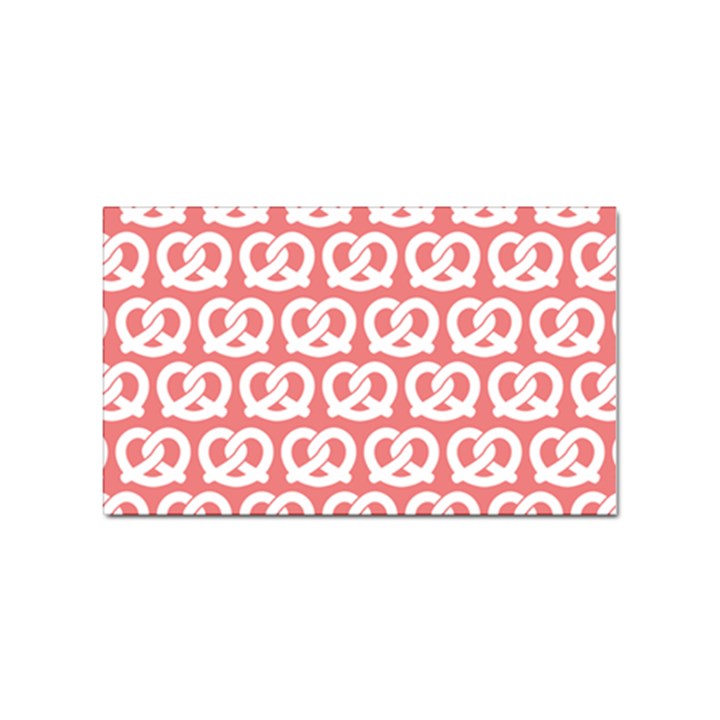 Chic Pretzel Illustrations Pattern Sticker (Rectangular)