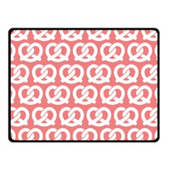 Chic Pretzel Illustrations Pattern One Side Fleece Blanket (small) by GardenOfOphir