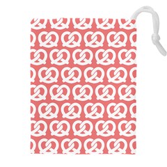 Chic Pretzel Illustrations Pattern Drawstring Pouch (4xl) by GardenOfOphir