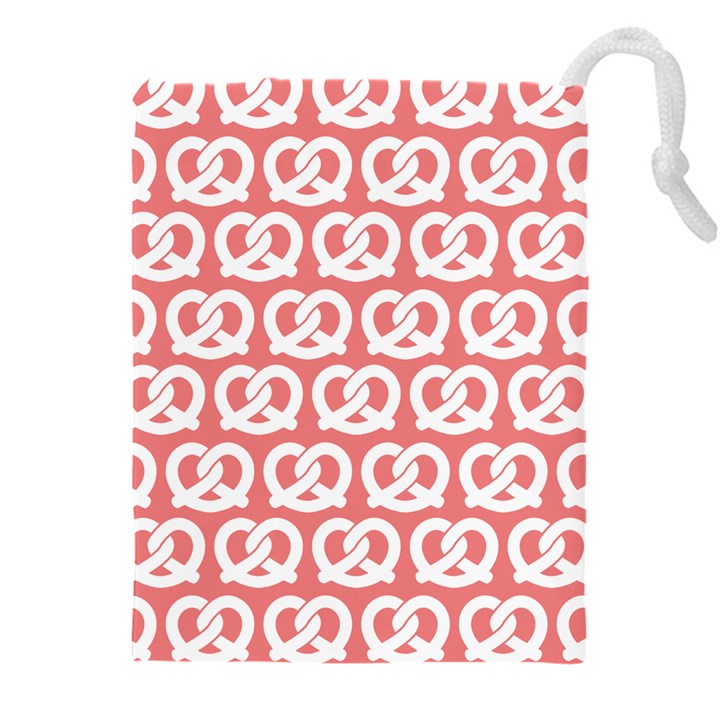 Chic Pretzel Illustrations Pattern Drawstring Pouch (4XL)