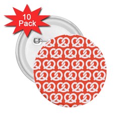 Coral Pretzel Illustrations Pattern 2 25  Buttons (10 Pack)  by GardenOfOphir