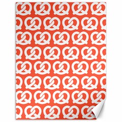 Coral Pretzel Illustrations Pattern Canvas 12  X 16  by GardenOfOphir