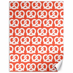 Coral Pretzel Illustrations Pattern Canvas 18  X 24  by GardenOfOphir