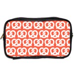 Coral Pretzel Illustrations Pattern Toiletries Bag (Two Sides) Back