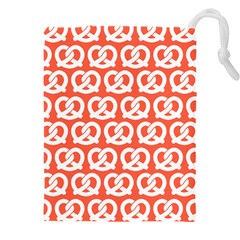 Coral Pretzel Illustrations Pattern Drawstring Pouch (4xl) by GardenOfOphir