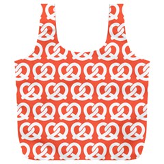 Coral Pretzel Illustrations Pattern Full Print Recycle Bag (xxl) by GardenOfOphir