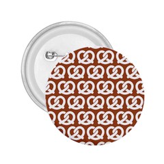 Brown Pretzel Illustrations Pattern 2 25  Buttons by GardenOfOphir