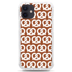 Brown Pretzel Illustrations Pattern Iphone 12 Mini Tpu Uv Print Case	