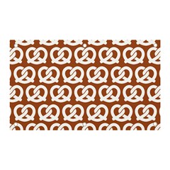 Brown Pretzel Illustrations Pattern Banner And Sign 5  X 3  by GardenOfOphir