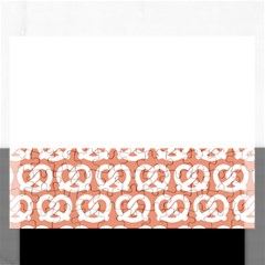 Salmon Pretzel Illustrations Pattern Rectangular Jigsaw Puzzl by GardenOfOphir