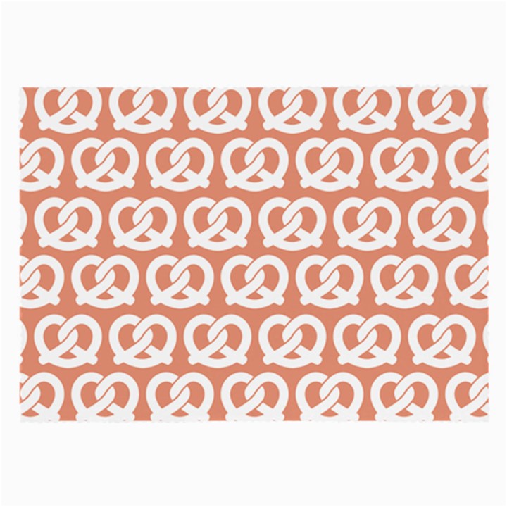 Salmon Pretzel Illustrations Pattern Large Glasses Cloth (2 Sides)