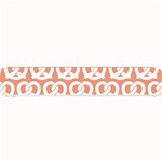 Salmon Pretzel Illustrations Pattern Small Bar Mat 24 x4  Bar Mat