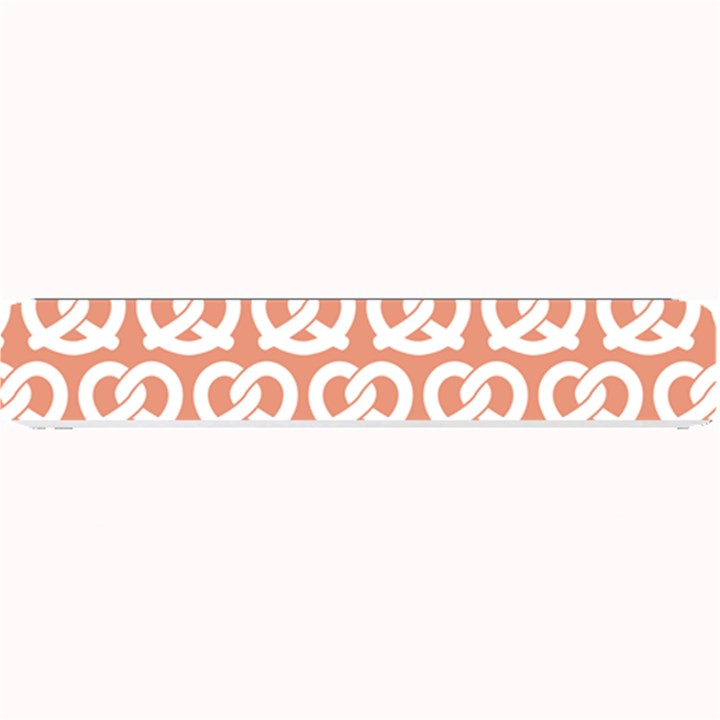 Salmon Pretzel Illustrations Pattern Small Bar Mat