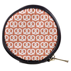 Salmon Pretzel Illustrations Pattern Mini Makeup Bag by GardenOfOphir