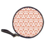 Salmon Pretzel Illustrations Pattern Classic 20-CD Wallets Front