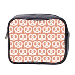 Salmon Pretzel Illustrations Pattern Mini Toiletries Bag (Two Sides) Front