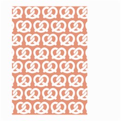 Salmon Pretzel Illustrations Pattern Small Garden Flag (two Sides) by GardenOfOphir