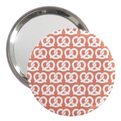 Salmon Pretzel Illustrations Pattern 3  Handbag Mirrors by GardenOfOphir